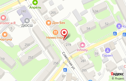 Магазин разливного пива Бавария, магазин разливного пива на Советской улице на карте