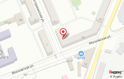 Агентство недвижимости Мастер на Московской улице на карте