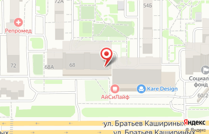 Торговая компания Империя Пола на улице Братьев Кашириных на карте