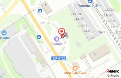 Лукойл, АЗС в Нижнем Новгороде на карте