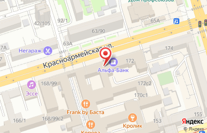 Акционерный коммерческий банк Новикомбанк на Красноармейской улице на карте