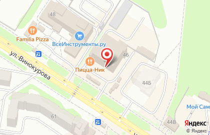 Торговая компания КомпАс на улице Винокурова на карте