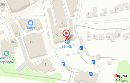 Универсальный магазин Мт-48 в Правобережном районе на карте