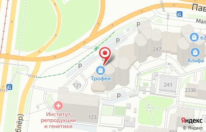 Магазин товаров для рыбалки, охоты и туризма Трофей в Индустриальном районе на карте