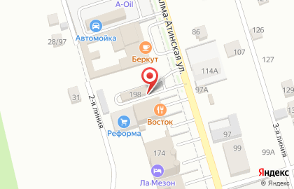 Автомойка самообслуживания Мой-ка! ds на Алма-Атинской улице на карте