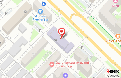 Многопрофильный колледж Тюменский индустриальный университет на улице 50 лет Октября на карте