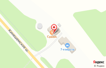 Кафе-ресторан Сударь на Красносельском шоссе на карте