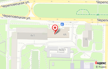 Кафе Лоза на Череповецкой улице на карте