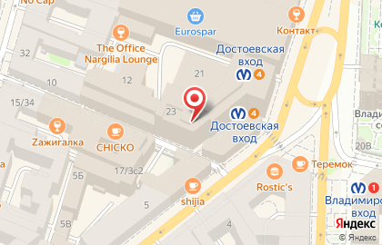 Сервисный центр Apple Service на Владимирском проспекте на карте