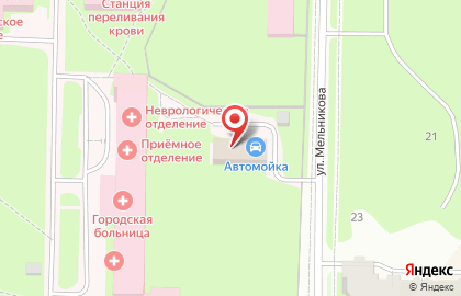 Автомойка в Архангельске на карте
