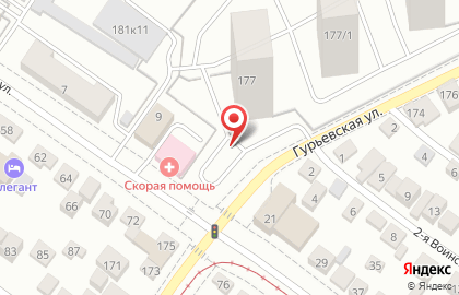 МК Спутник в Октябрьском районе на карте