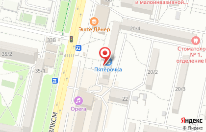 Магазин косметики и бытовой химии Золушка на улице 50 лет ВЛКСМ на карте
