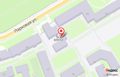 ВМПИ в Пушкине на карте