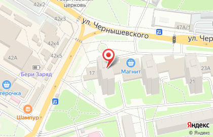 Ритуальная компания Ритуал на улице Чернышевского на карте