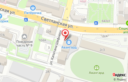 Магазин часов Золотое Время на Светланской улице на карте