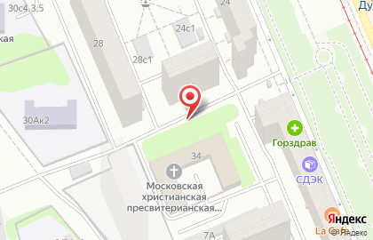 Аист на Шарикоподшипниковской улице на карте