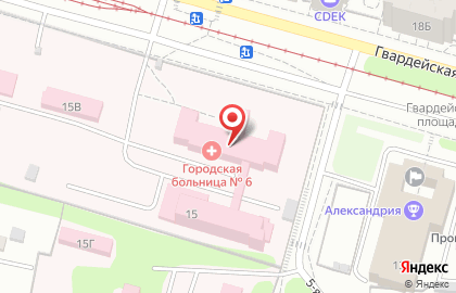 Городская клиническая больница №6 им. В.Н. Кошелева на карте