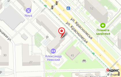 Семейный центр Семейный центр Почемучка на улице Краснолесья на карте