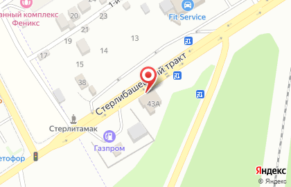 Компания УфаВторМет в Стерлитамаке на карте