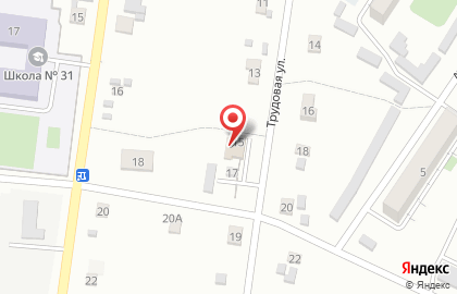 Продуктовый магазин Эконом на Трудовой улице на карте