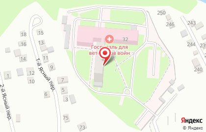 Госпиталь для ветеранов войн в Сеймском районе на карте