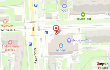Аптека Первая Помощь на Тверской улице на карте