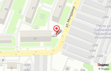 Лето на улице Федоровского на карте