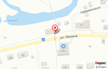 Магазин у дома Бристоль на улице Ленина на карте
