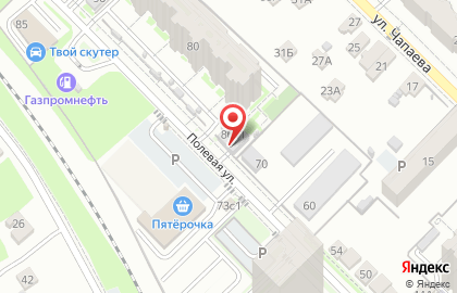 Автостоянка в Рязани на карте