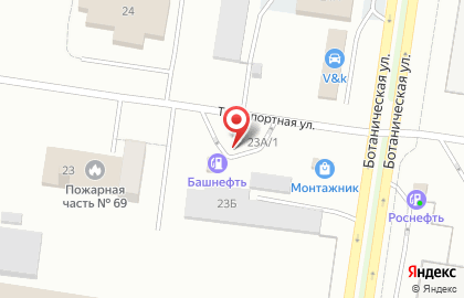 АЗС Баш-Нефть-Т в Автозаводском районе на карте