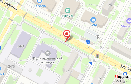 Магазин цветов на улице Ленина 34/1 на карте