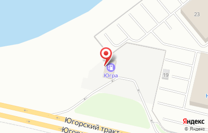 АЗС Югра в Восточном районе на карте
