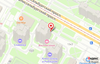 Страховая компания официальный представитель Росгосстрах на Шлиссельбургском проспекте на карте