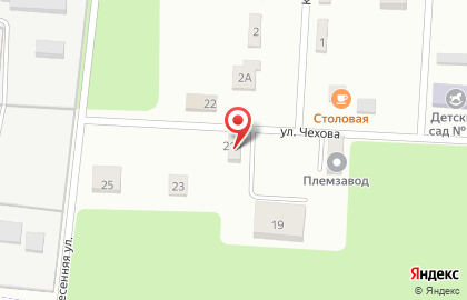 Отделение Почта России на улице Чехова на карте