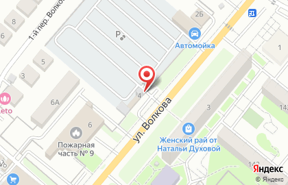 Автостоянка в Оренбурге на карте