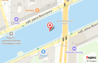Арт-кофейня Музыка кофе на набережной Реки Фонтанки на карте