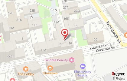 Апарта-отель Variant на метро Фрунзенская на карте