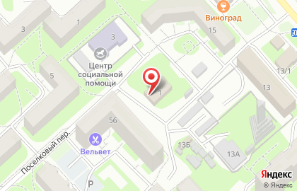 Магазин на Поселковом на карте