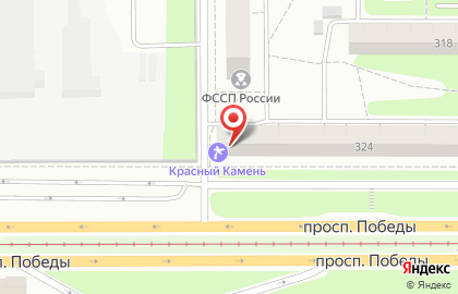 База отдыха Красный камень в Курчатовском районе на карте