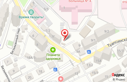 Продуктовый магазин в Сочи на карте
