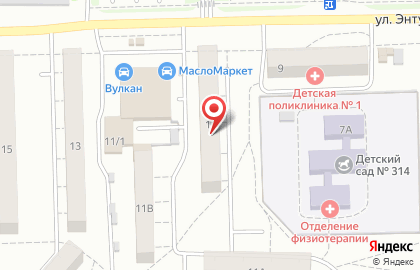 Фабрика Чистоты на улице Энтузиастов на карте