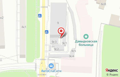 Гаражный кооператив Жигули-2 на Славянском бульваре на карте