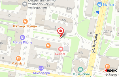 Ангел на Московской улице на карте