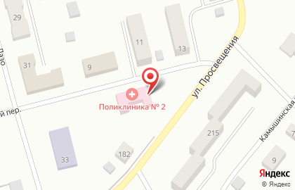 Поликлиника №2 в Кемерово на карте