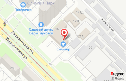 Зевс на Ташкентской улице на карте