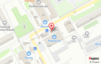 Магазин фруктов и овощей на Садовой улице на карте