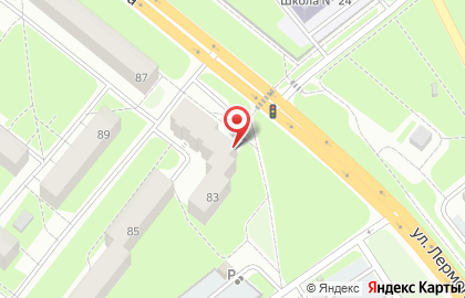 Микрофинансовая организация ДеньгиАктив на улице Лермонтова на карте