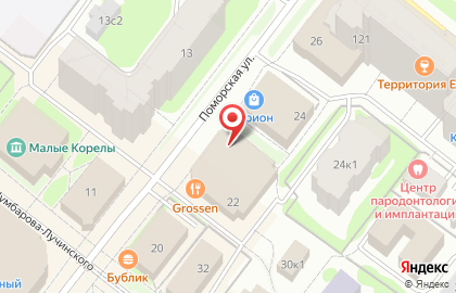 ТЦ Арбат на Поморской улице на карте