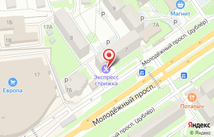 Салон цветов Лепесток в микрорайоне Ольминского на карте