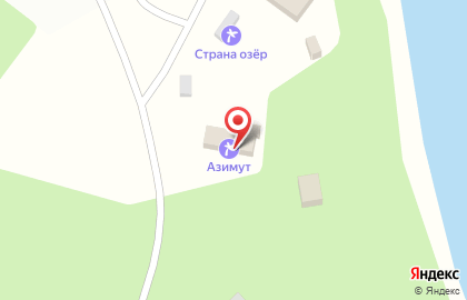 База отдыха Страна озер на Береговой улице на карте